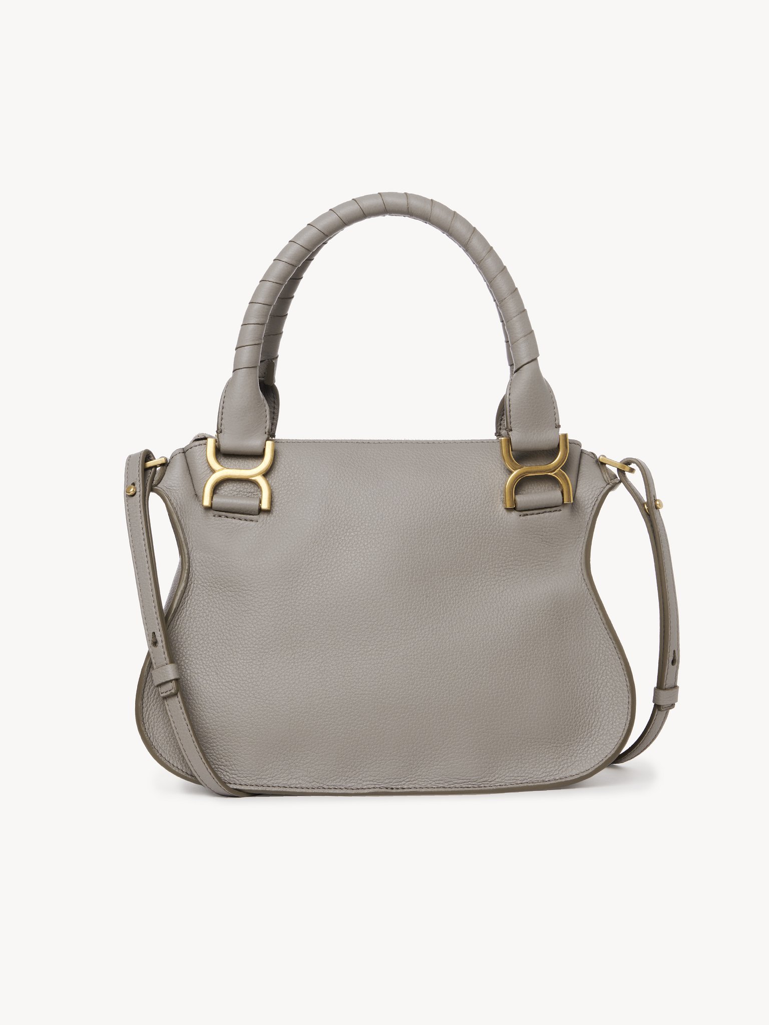 Small Marcie bag in grained leather Grained calfskin
Cashmere Grey Back view of the product