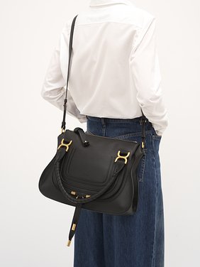 Marcie bag in grained leather Grained calfskin
Black [*** acc_altImage_shotG ***]