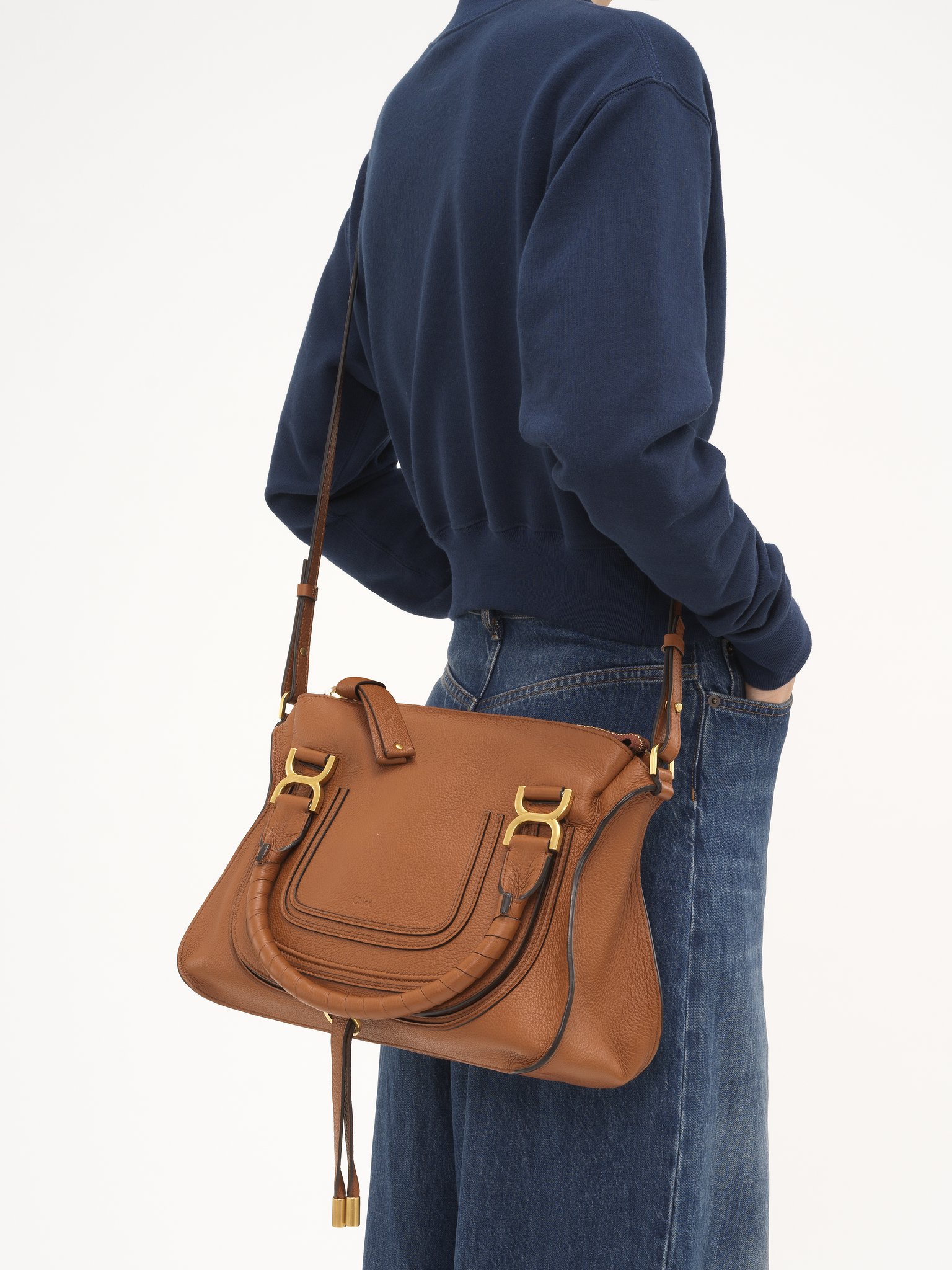 Marcie bag in grained leather Grained calfskin
Tan [*** acc_altImage_shotG ***]