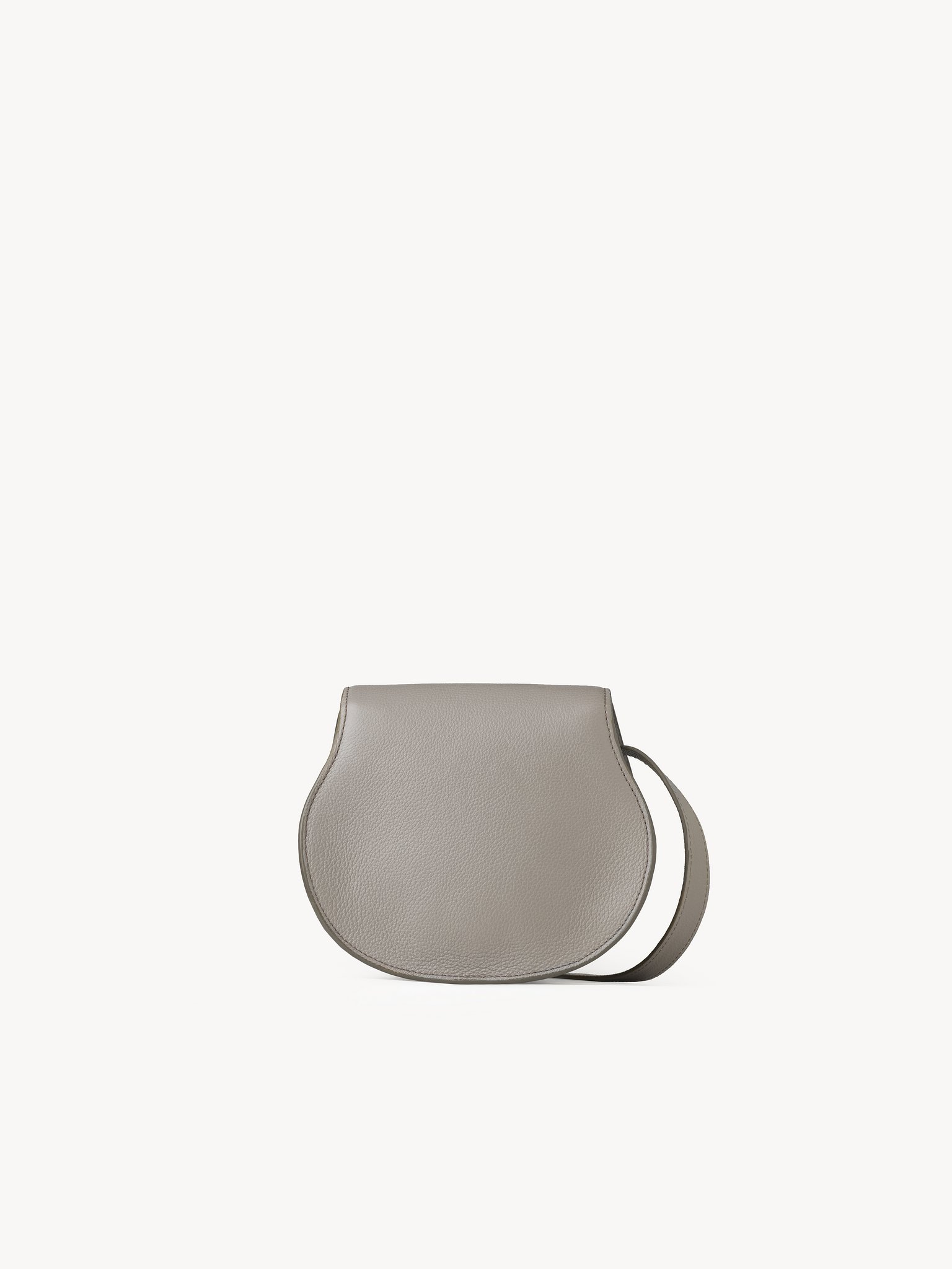 Small Marcie saddle bag in grained leather Grained calfskin
Cashmere Grey Back view of the product