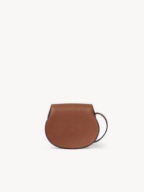 Small Marcie saddle bag in grained leather Grained calfskin
Tan Back view of the product