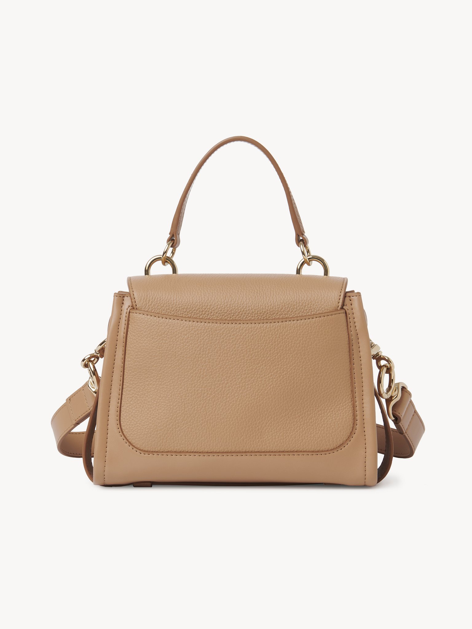 Mini Tess day bag in grained & soft leather Grained & shiny calfskin
Light Tan Top view of the product