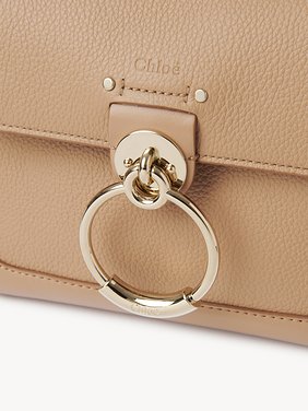 Mini Tess day bag in grained & soft leather Grained & shiny calfskin
Light Tan [*** acc_altImage_shotG ***]