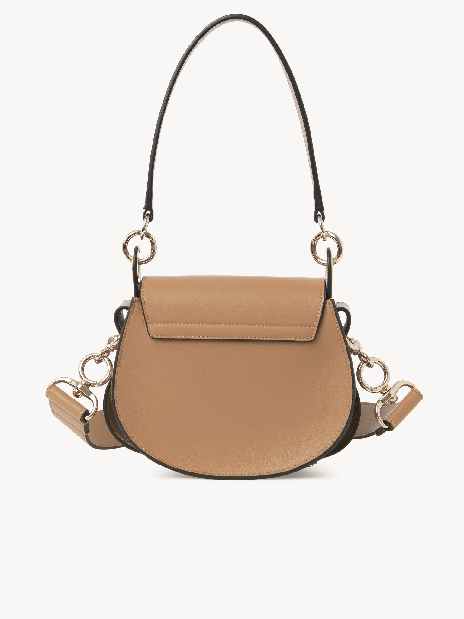 Small Tess bag in shiny & suede leather Shiny & suede calfskin
Light Tan Back view of the product