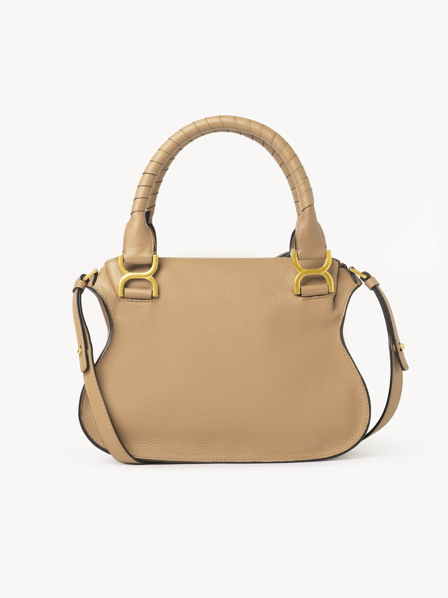 Small Marcie bag in grained leather Grained calfskin
Milky Brown Back view of the product