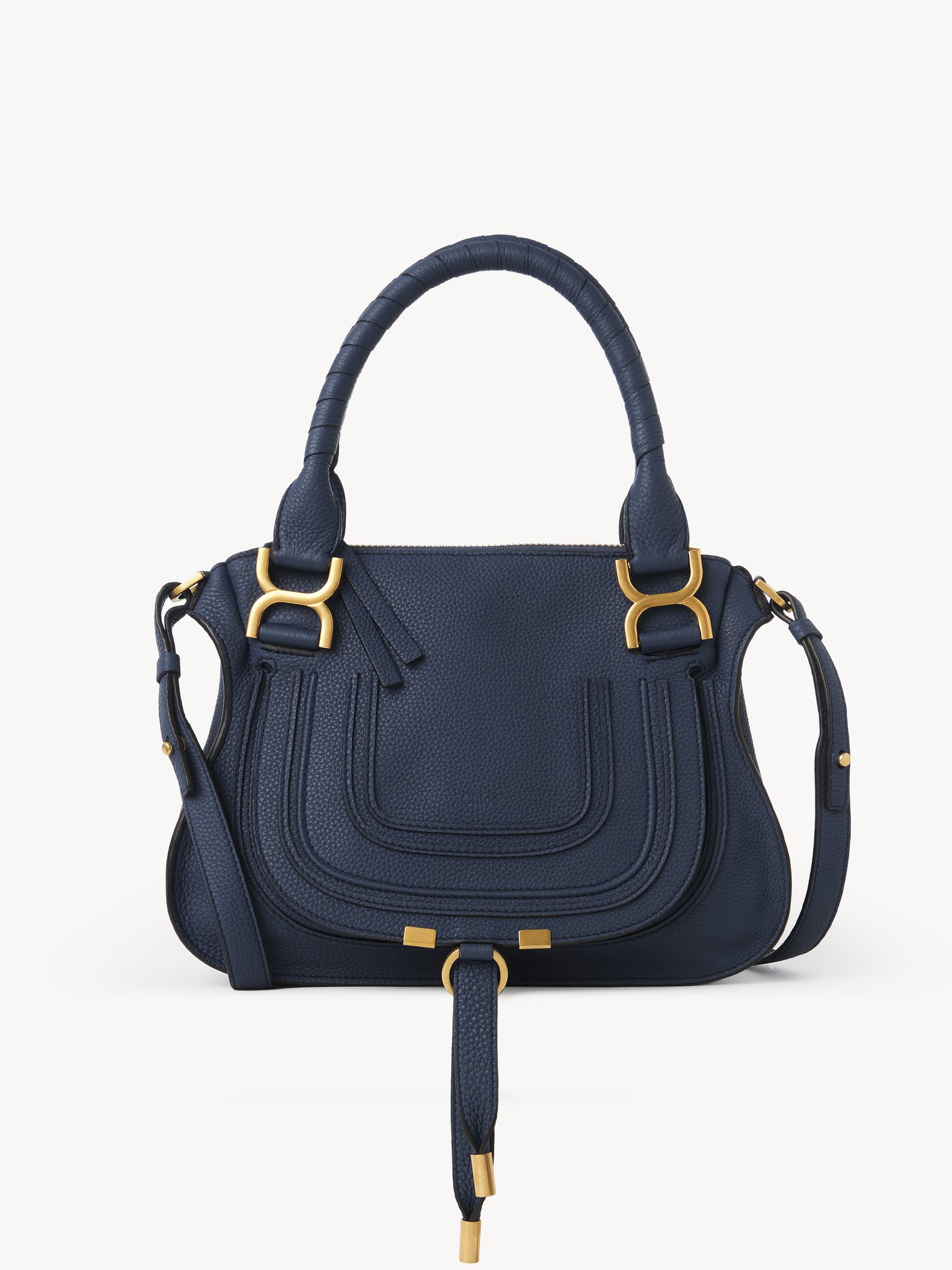 Small Marcie bag in grained leather Grained calfskin
Navy