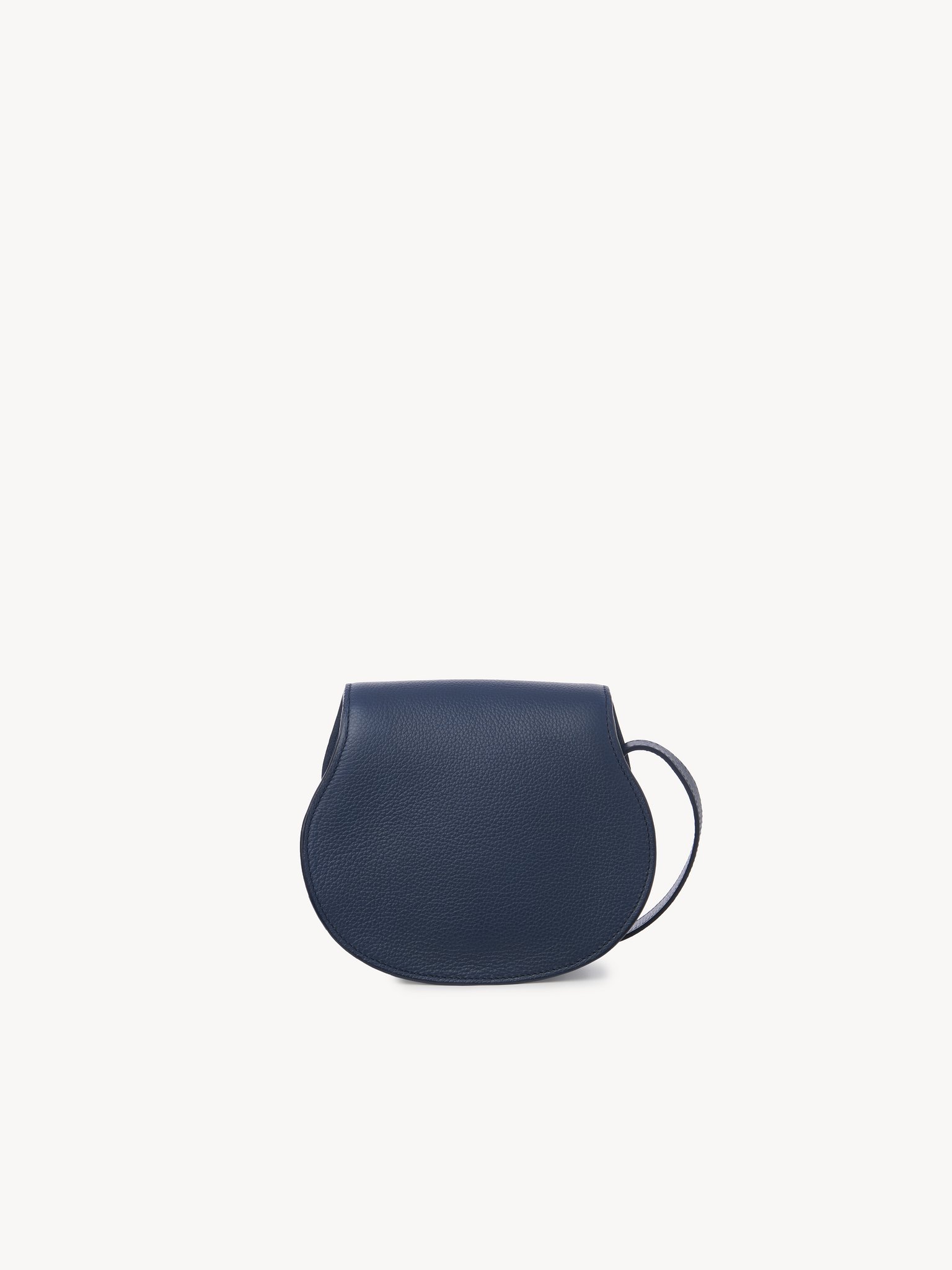 Small Marcie saddle bag in grained leather Grained calfskin
Navy Back view of the product