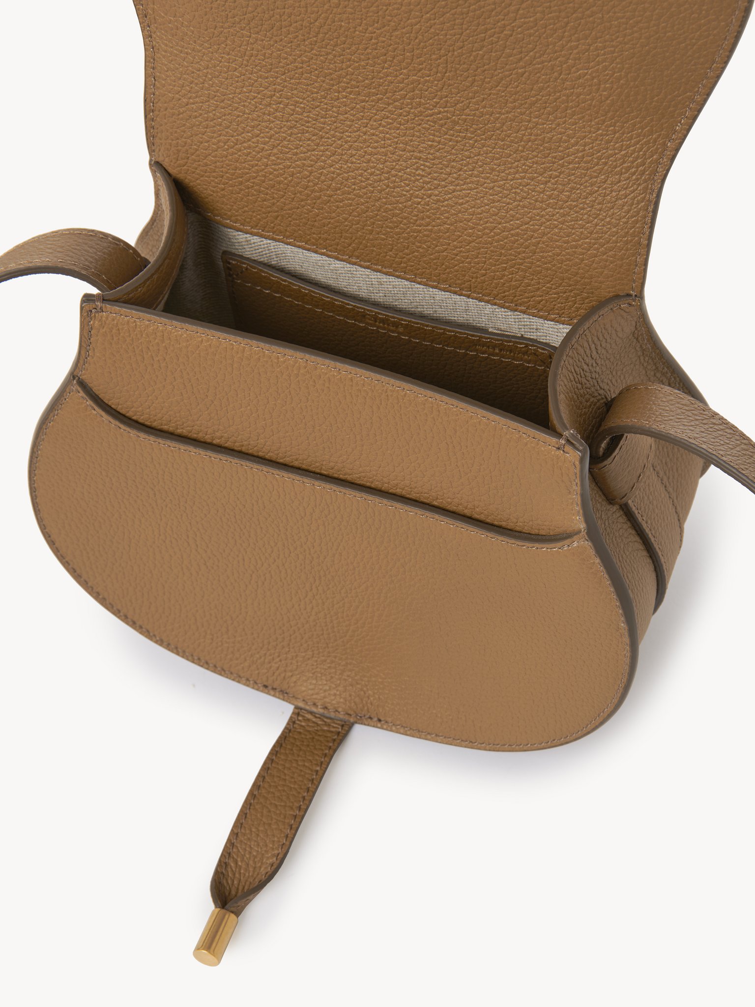 Small Marcie saddle bag in grained leather Grained calfskin
Pottery Brown 