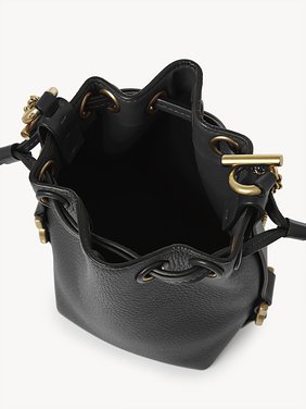 Micro Marcie bucket bag in grained leather Grained calfskin
Black 