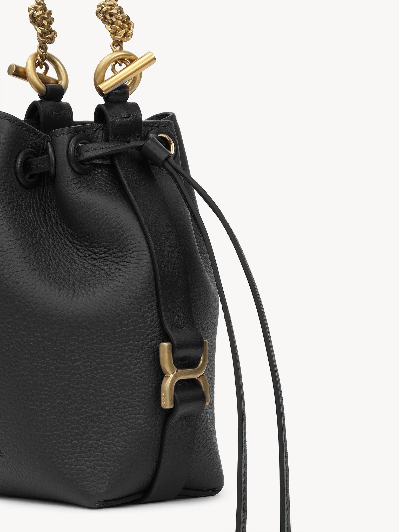 Micro Marcie bucket bag in grained leather Grained calfskin
Black Product detail