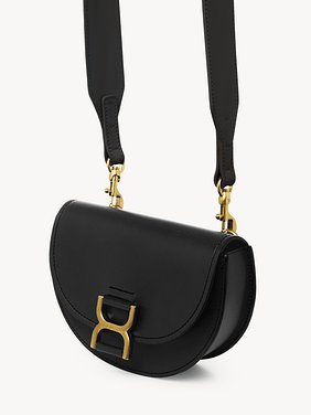 Mini Marcie flap bag in soft leather Smooth calfskin
Black