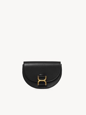 Mini Marcie flap bag in soft leather Smooth calfskin
Black Back view of the product