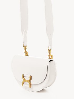 Mini Marcie flap bag in soft leather Smooth calfskin
Misty Ivory