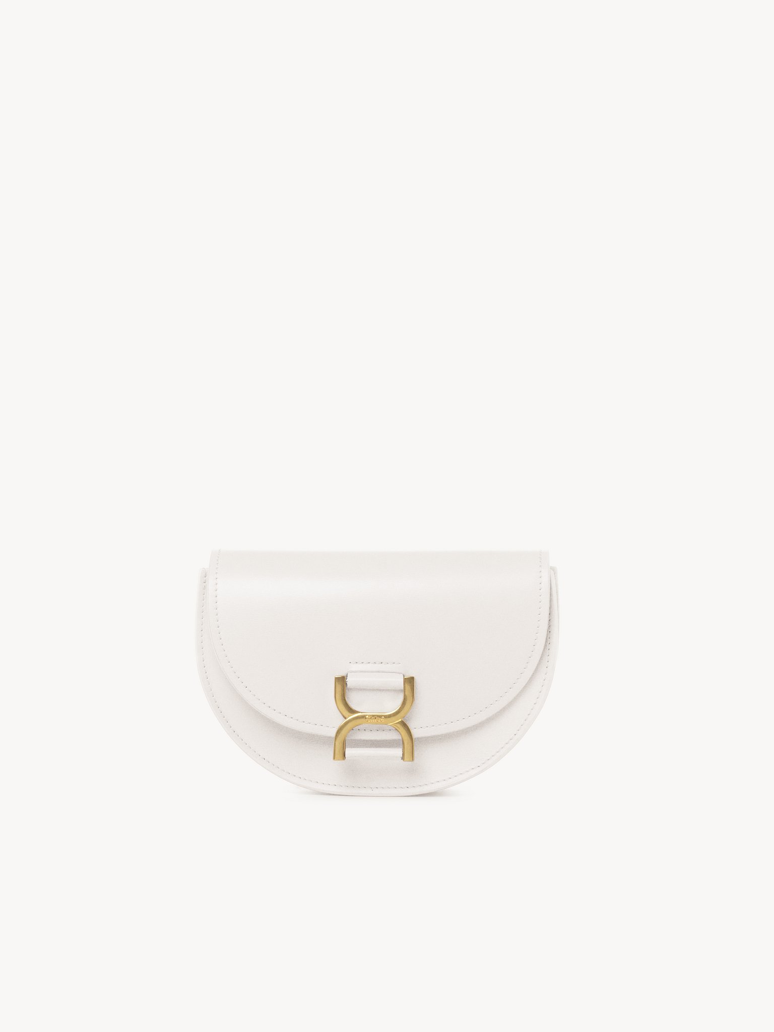 Mini Marcie flap bag in soft leather Smooth calfskin
Misty Ivory Back view of the product