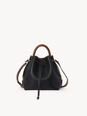 Marcie bucket bag in grained leather Grained calfskin
Black