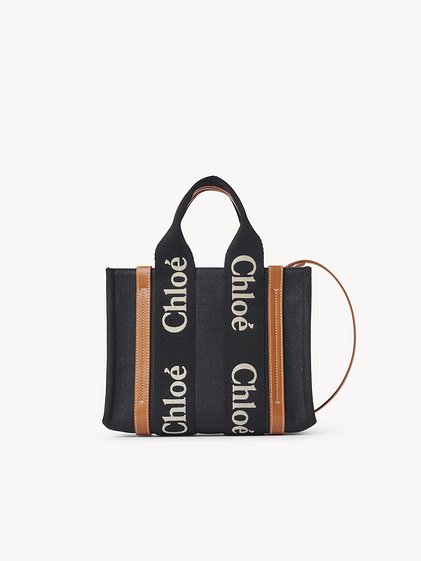 Chloé リネン製Woodyスモールトートバッグ | Chloé JP