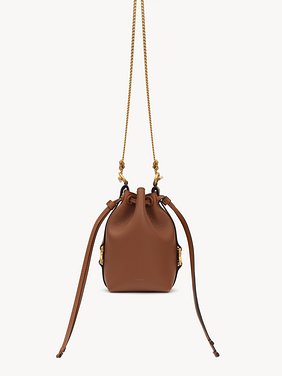 Micro Marcie bucket bag in grained leather Grained calfskin
Tan