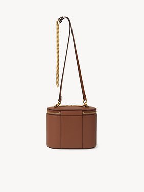 Mini Marcie vanity on chain in grained leather Grained calfskin
Tan Top view of the product