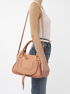 Small Marcie bag in grained leather Grained calfskin
Terracotta Pink Back view of the product