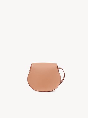 Small Marcie saddle bag in grained leather Grained calfskin
Terracotta Pink Top view of the product