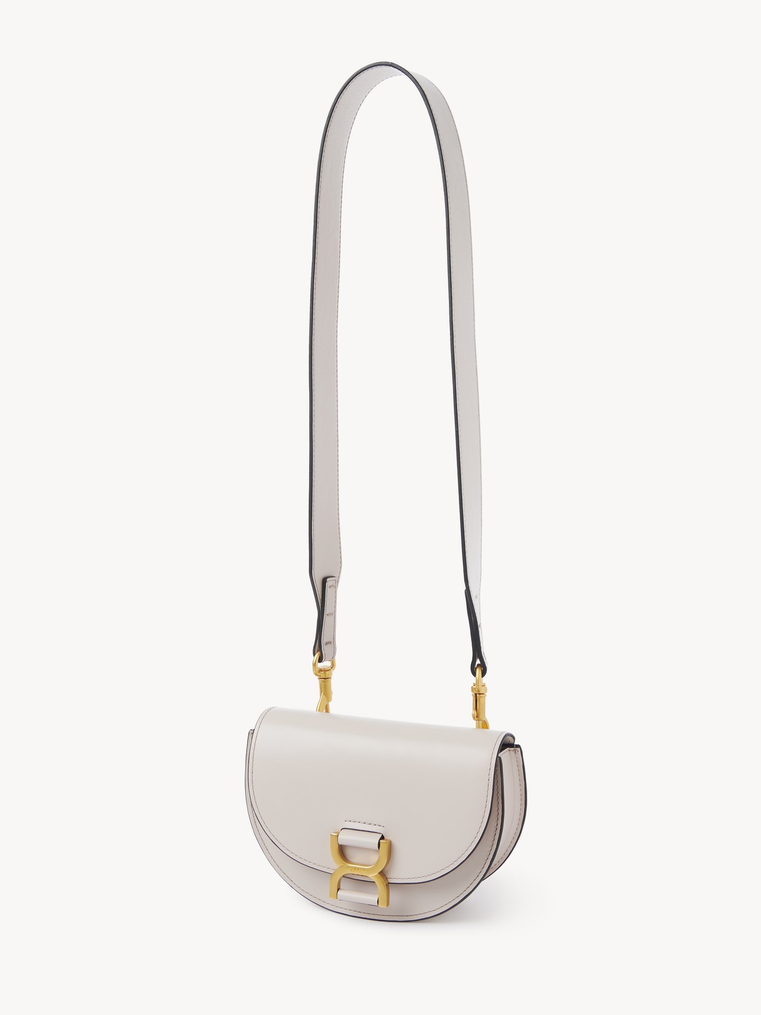 Mini Marcie flap bag in soft leather Smooth calfskin
Wild Grey Back view of the product