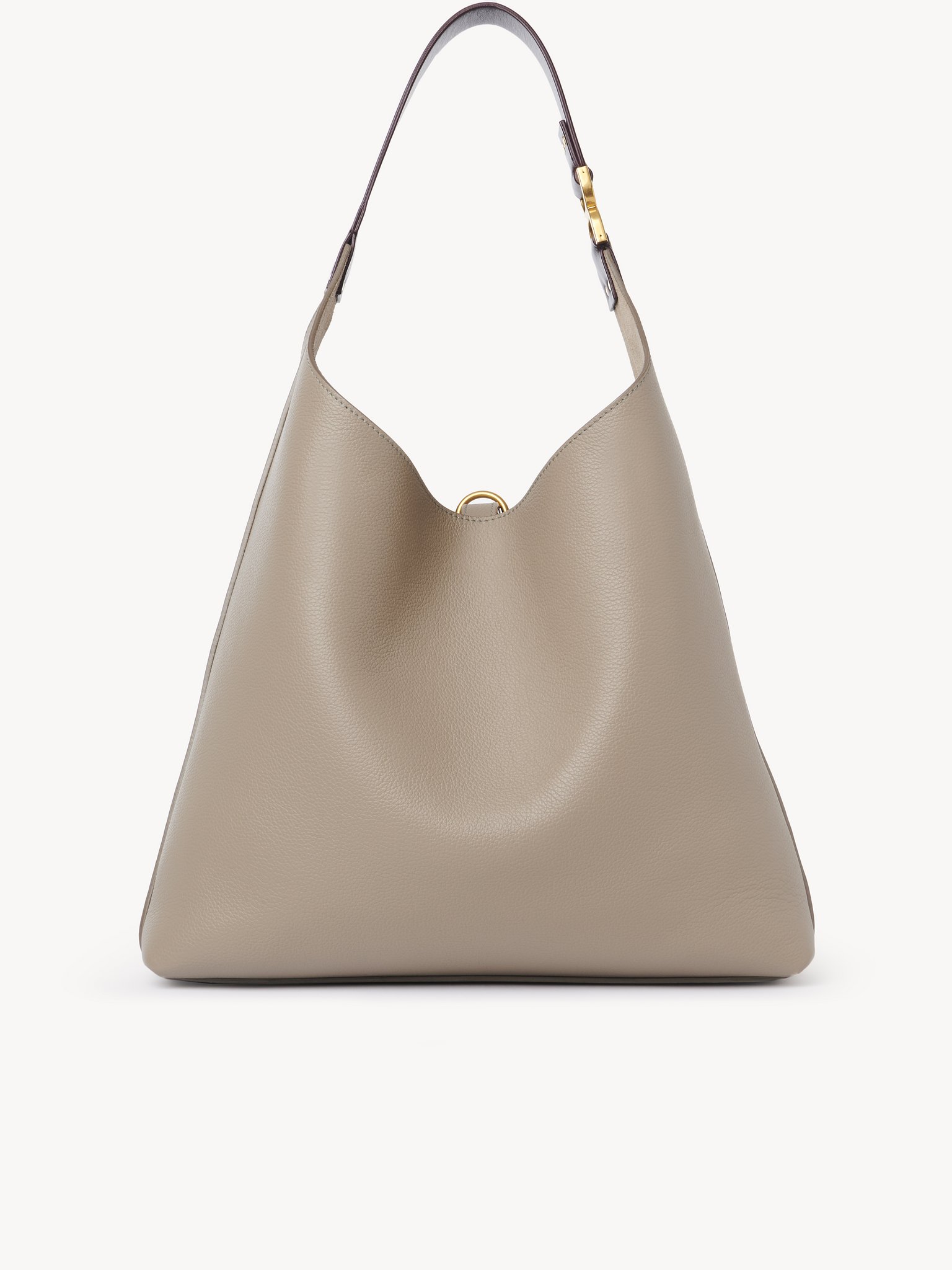 Marcie hobo bag in grained leather Grained calfskin
Motty Grey 