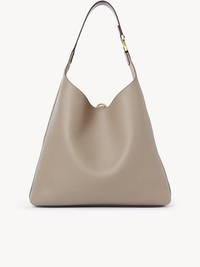 Marcie hobo bag in grained leather Grained calfskin
Motty Grey 