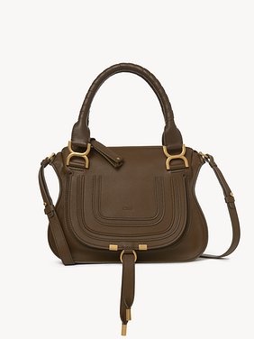 Small Marcie bag in grained leather Grained calfskin
Dark Khaki