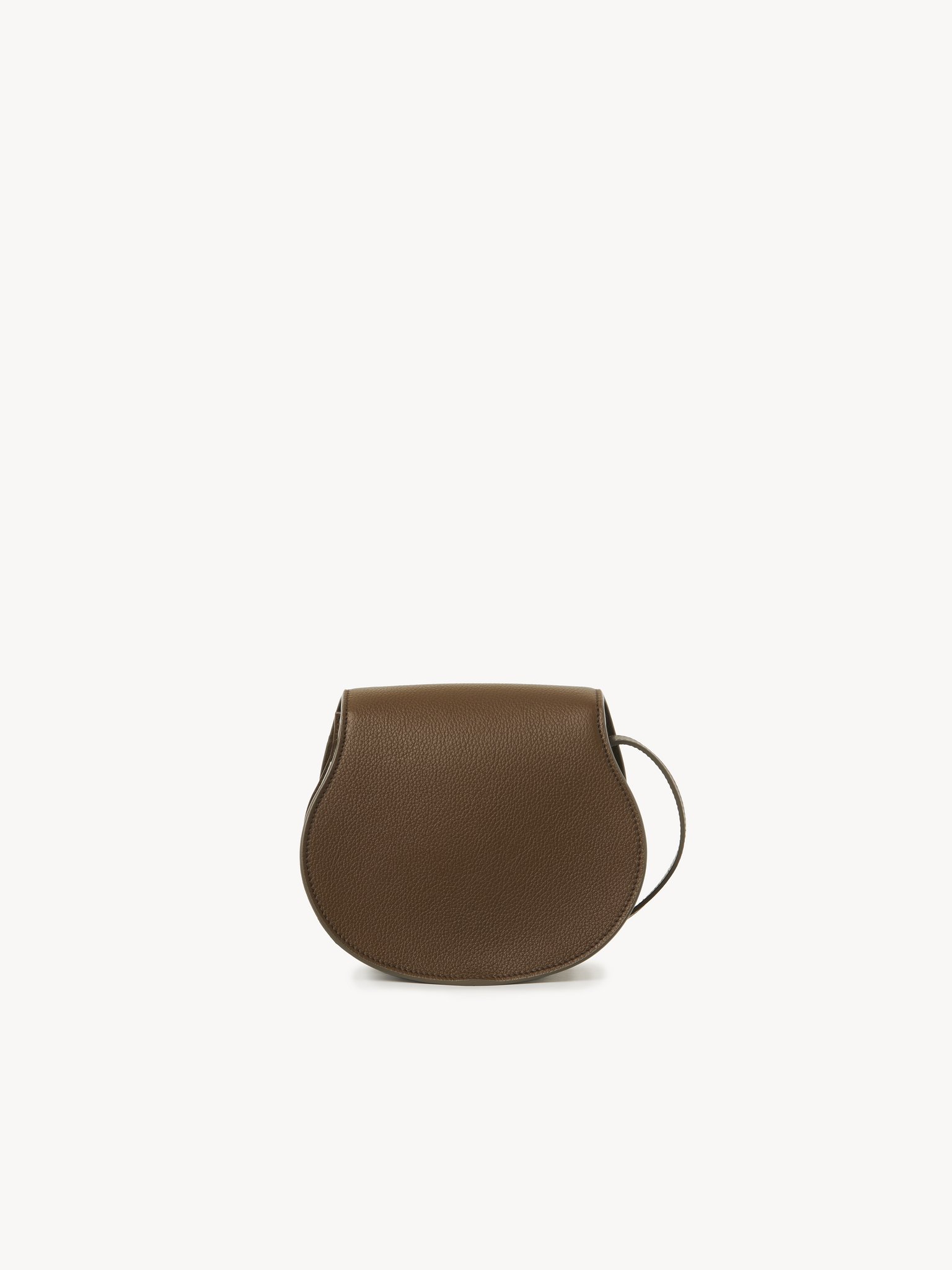 Small Marcie saddle bag in grained leather Grained calfskin
Dark Khaki Top view of the product