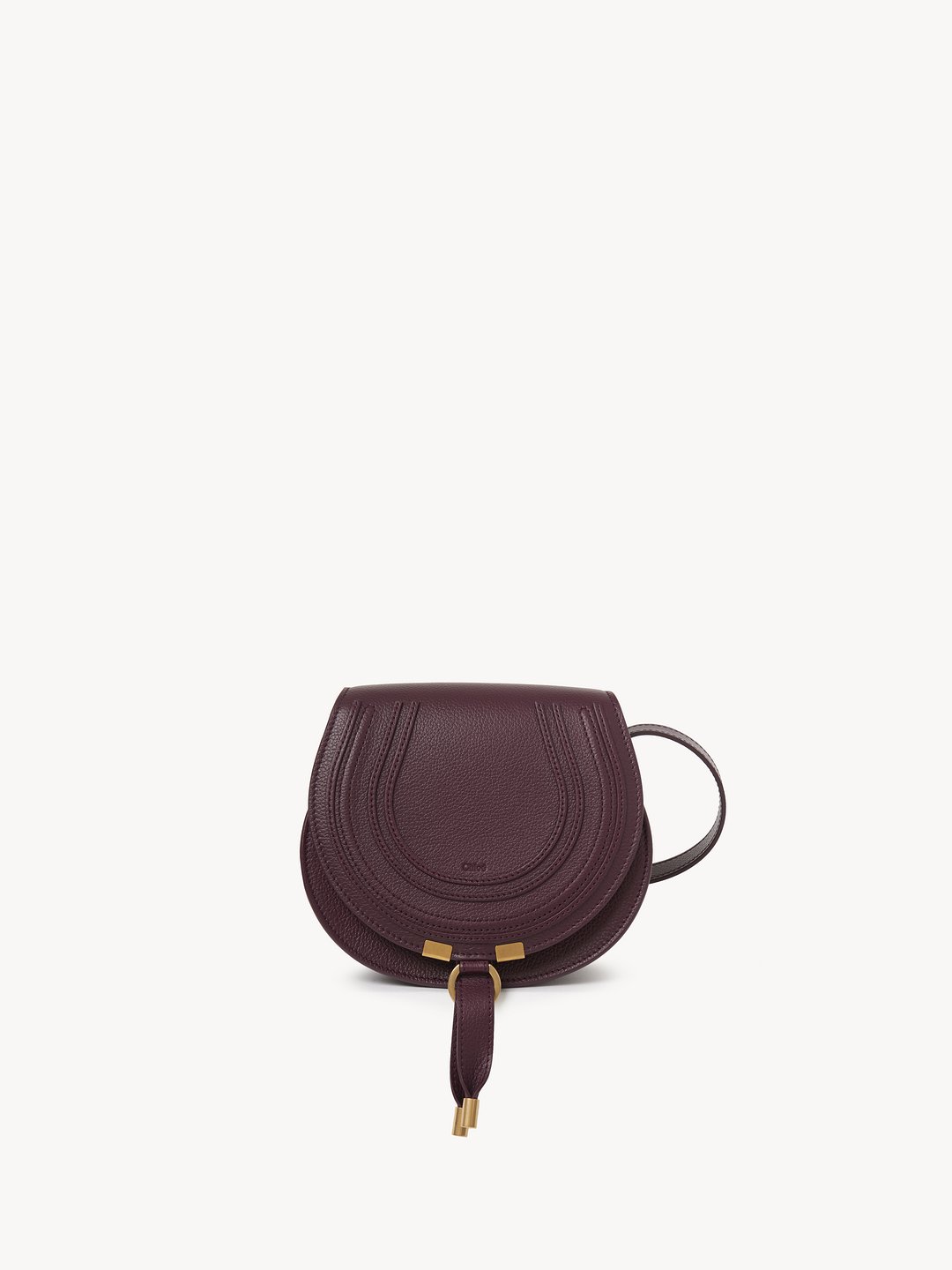 Chloé グレインレザー製Marcieスモールサドルバッグ | Chloé JP