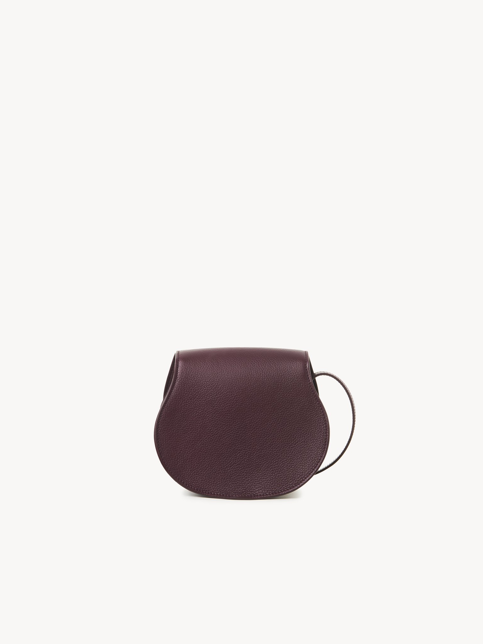 Small Marcie saddle bag in grained leather Grained calfskin
Dimness Purple Top view of the product