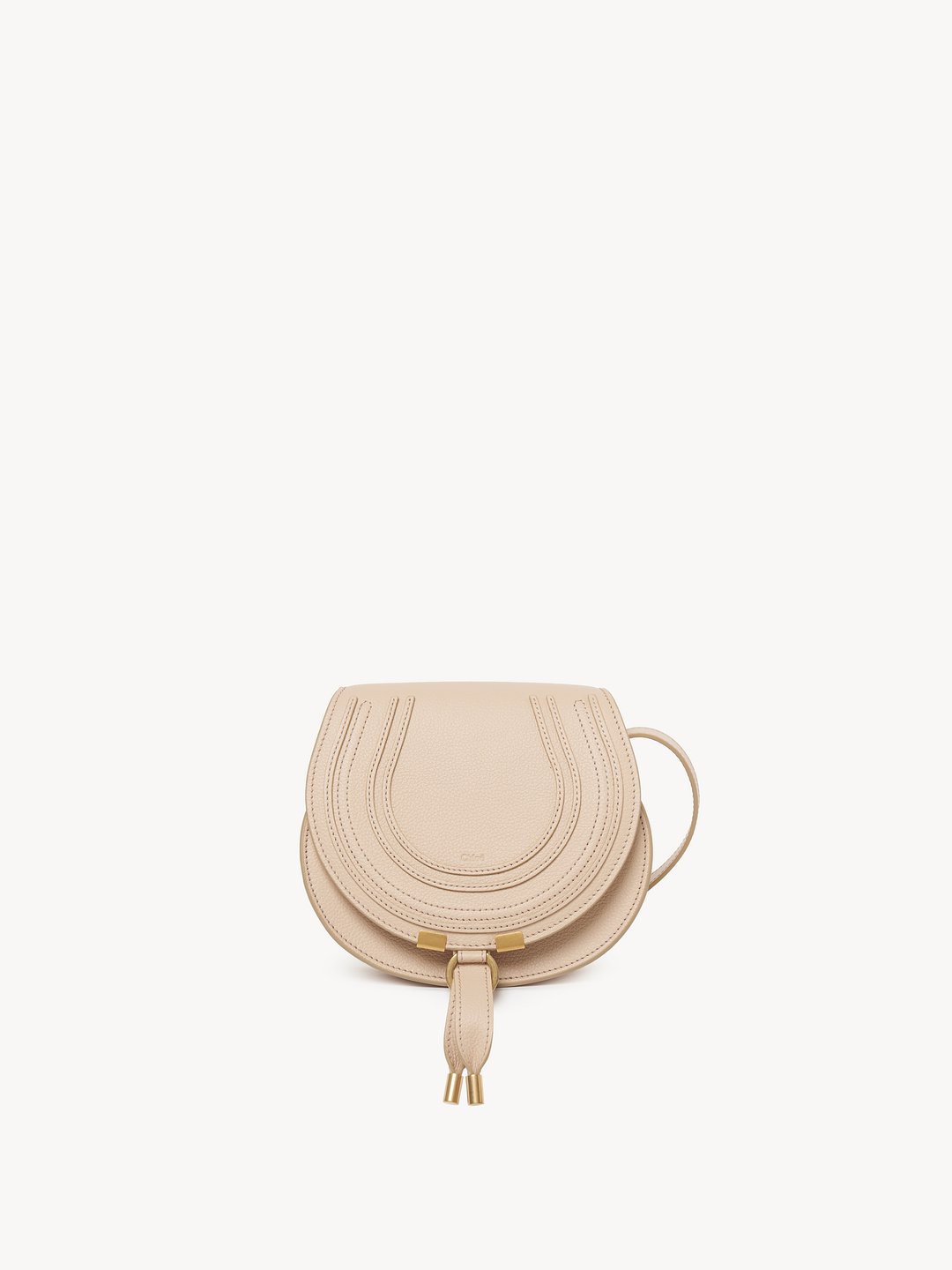 Chloé グレインレザー製Marcieスモールサドルバッグ | Chloé JP