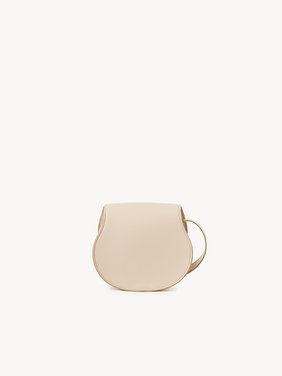 Small Marcie saddle bag in grained leather Grained calfskin
Cement Pink Top view of the product