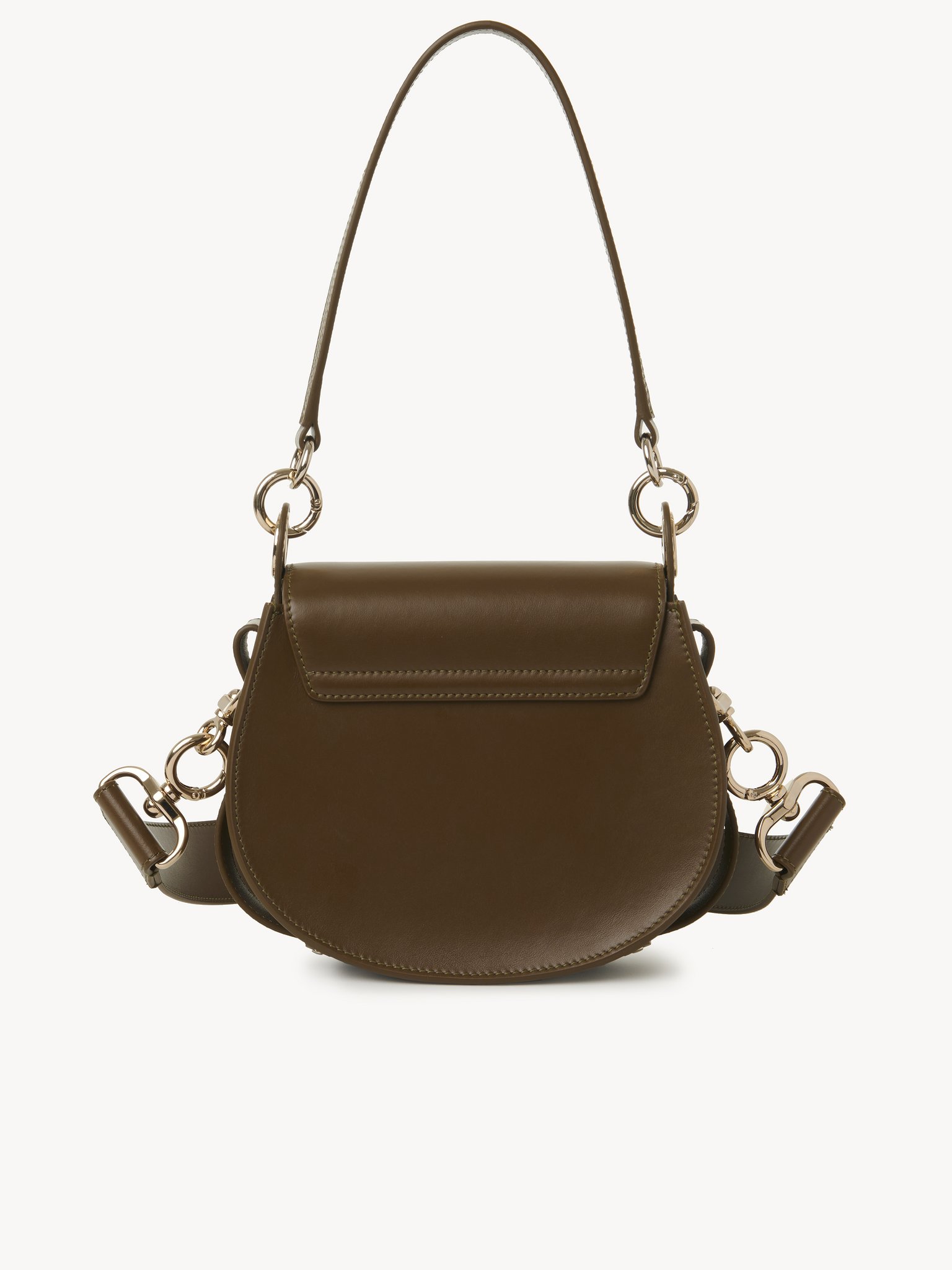 Small Tess bag in shiny & suede leather Shiny & suede calfskin
Dark Khaki 