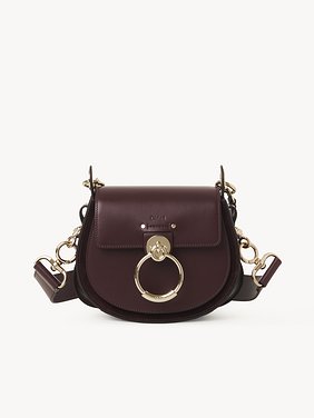 Small Tess bag in shiny & suede leather Shiny & suede calfskin
Burnt Brown