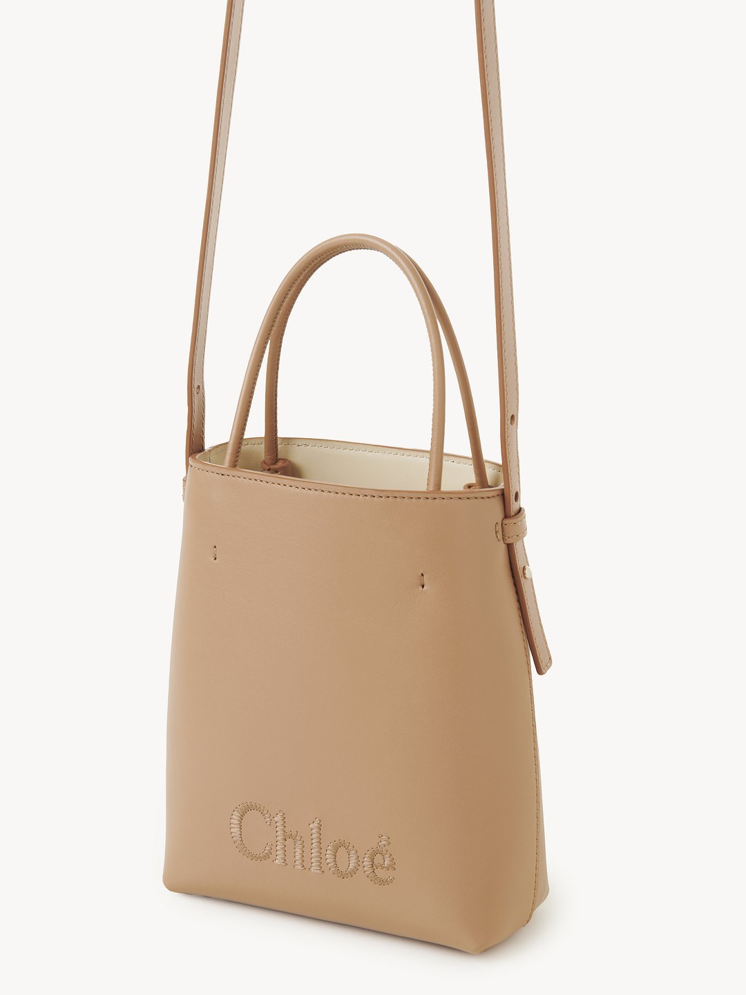 Chloé レザー製Chloé Senseマイクロトートバッグ | Chloé JP