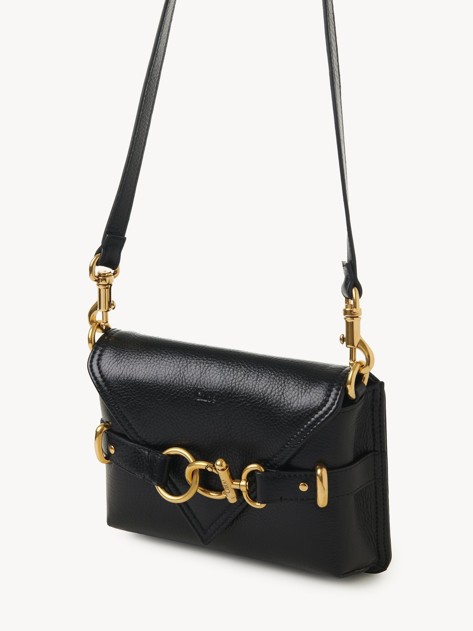 Mini crossbody Cape bag in grained leather Grained calfskin
Black Back view of the product