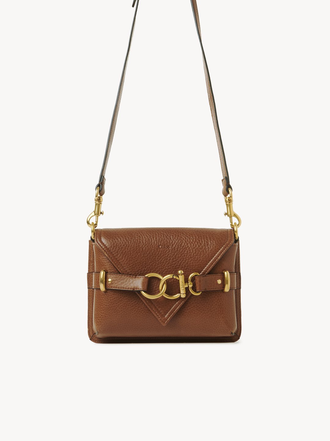 Chloe Mini Crossbody Cape Bag In Grained Leather Chloe RO