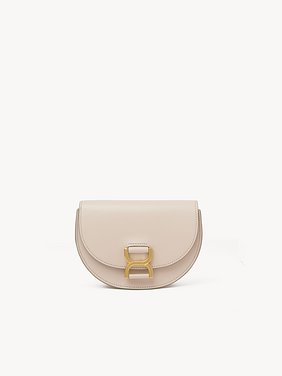 Mini Marcie flap bag in leather Shiny calfskin
Cement Pink