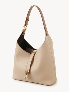 Small Marcie hobo bag in grained leather Grained calfskin
Cement Pink Product detail