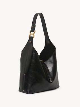 Small Marcie hobo bag in shiny leather Shiny calfskin
Black Product detail