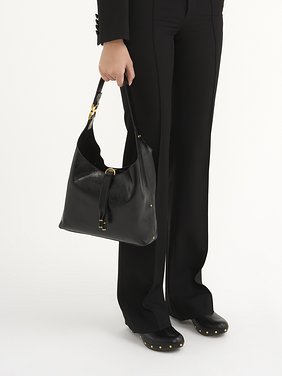 Small Marcie hobo bag in shiny leather Shiny calfskin
Black [*** acc_altImage_shotG ***]