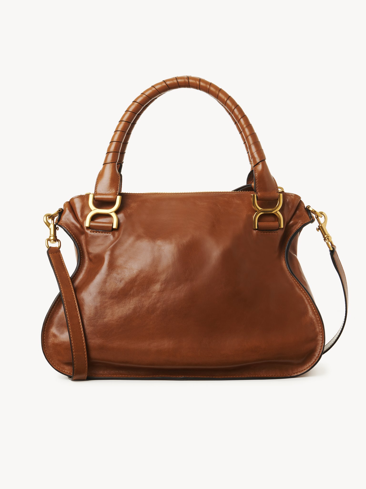 Marcie bag in shiny leather Shiny calfskin
Clay Brown 