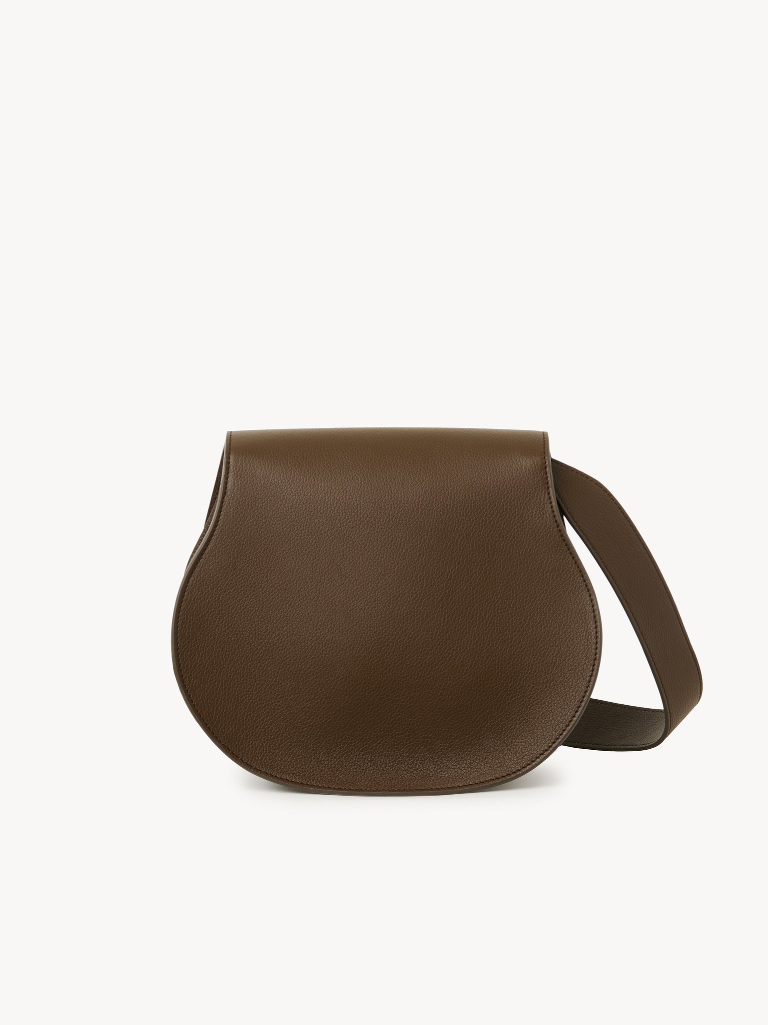 Marcie saddle bag in grained leather Grained calfskin
Dark Khaki Top view of the product