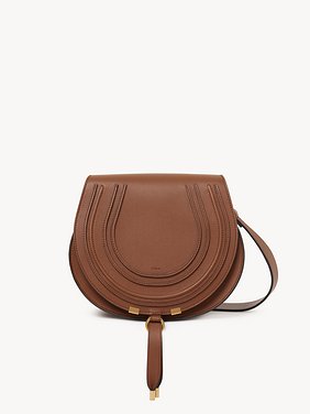 Marcie saddle bag in grained leather Grained calfskin
Tan