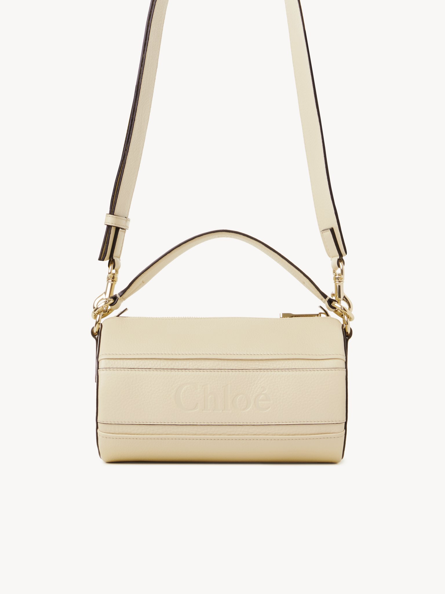 Woody tube shoulder bag in grained leather Shiny grained calfskin
Sweet Beige 