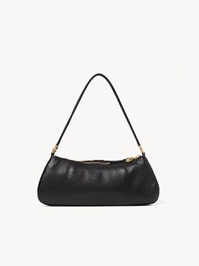 The 99 shoulder bag in grained leather Shiny grained calfskin
Black Top view of the product