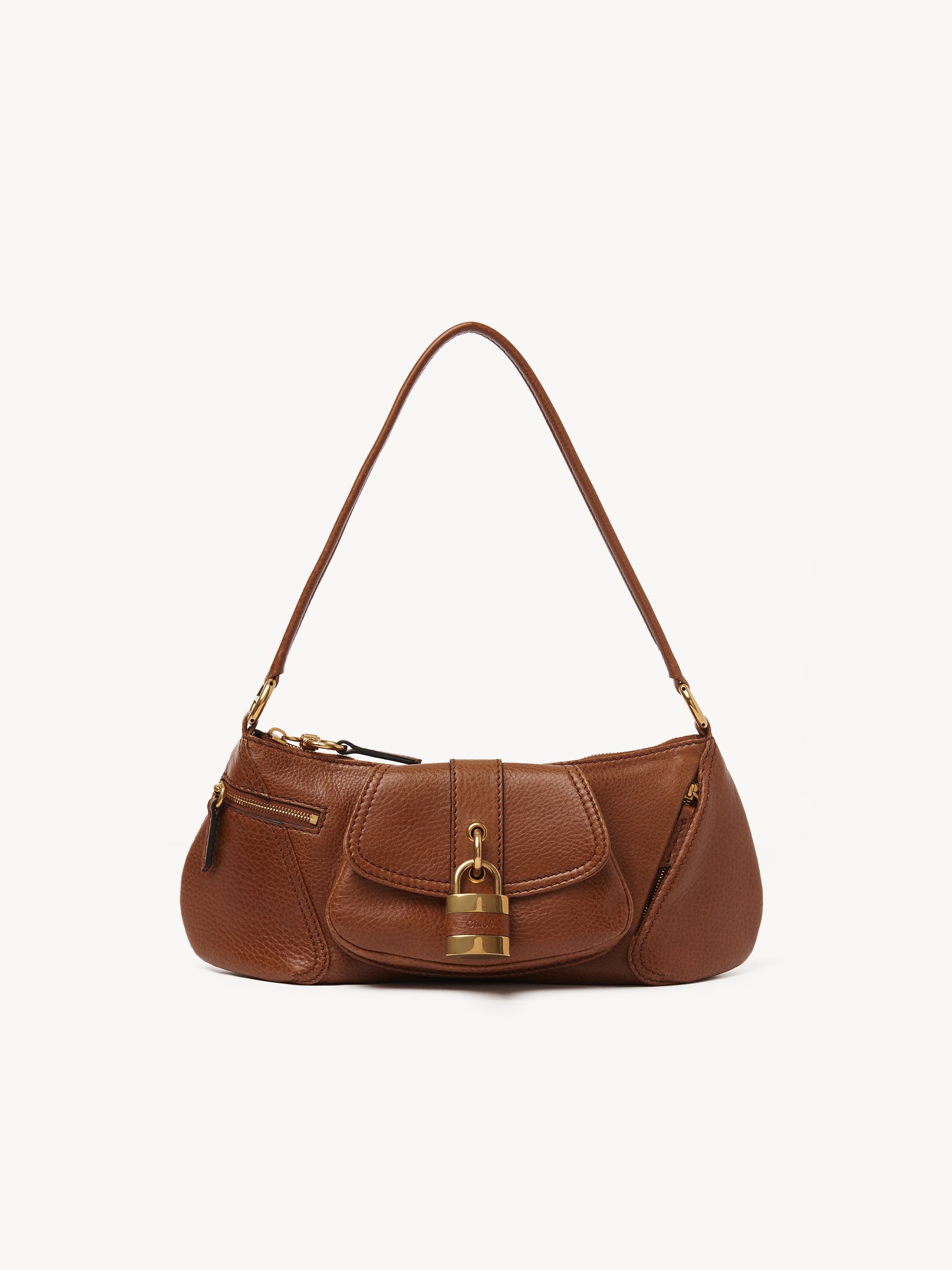 The 99 shoulder bag in grained leather Shiny grained calfskin
Clay Brown