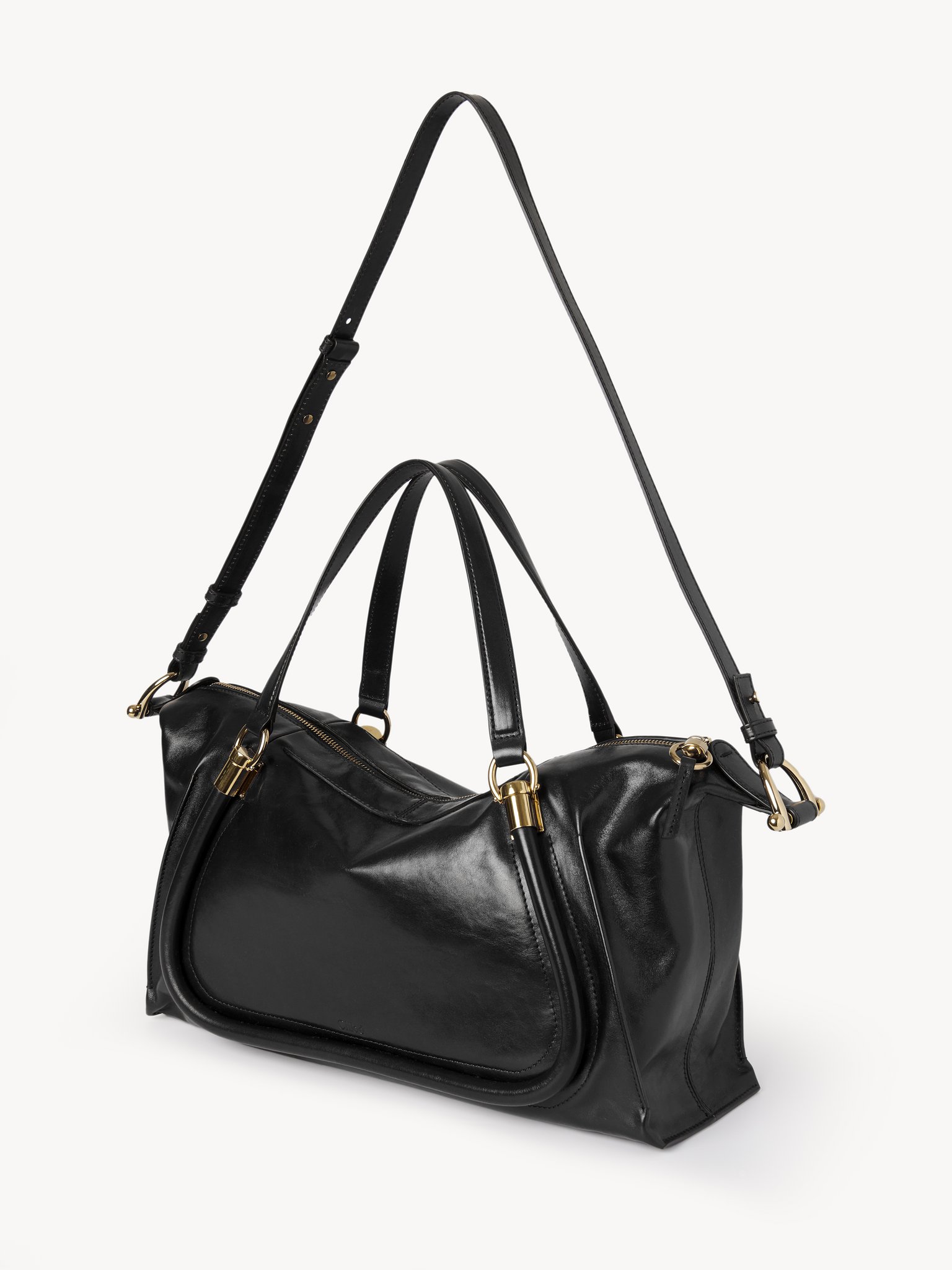 Chloé Paraty 24 Bag In Shiny Leather | Chloé US