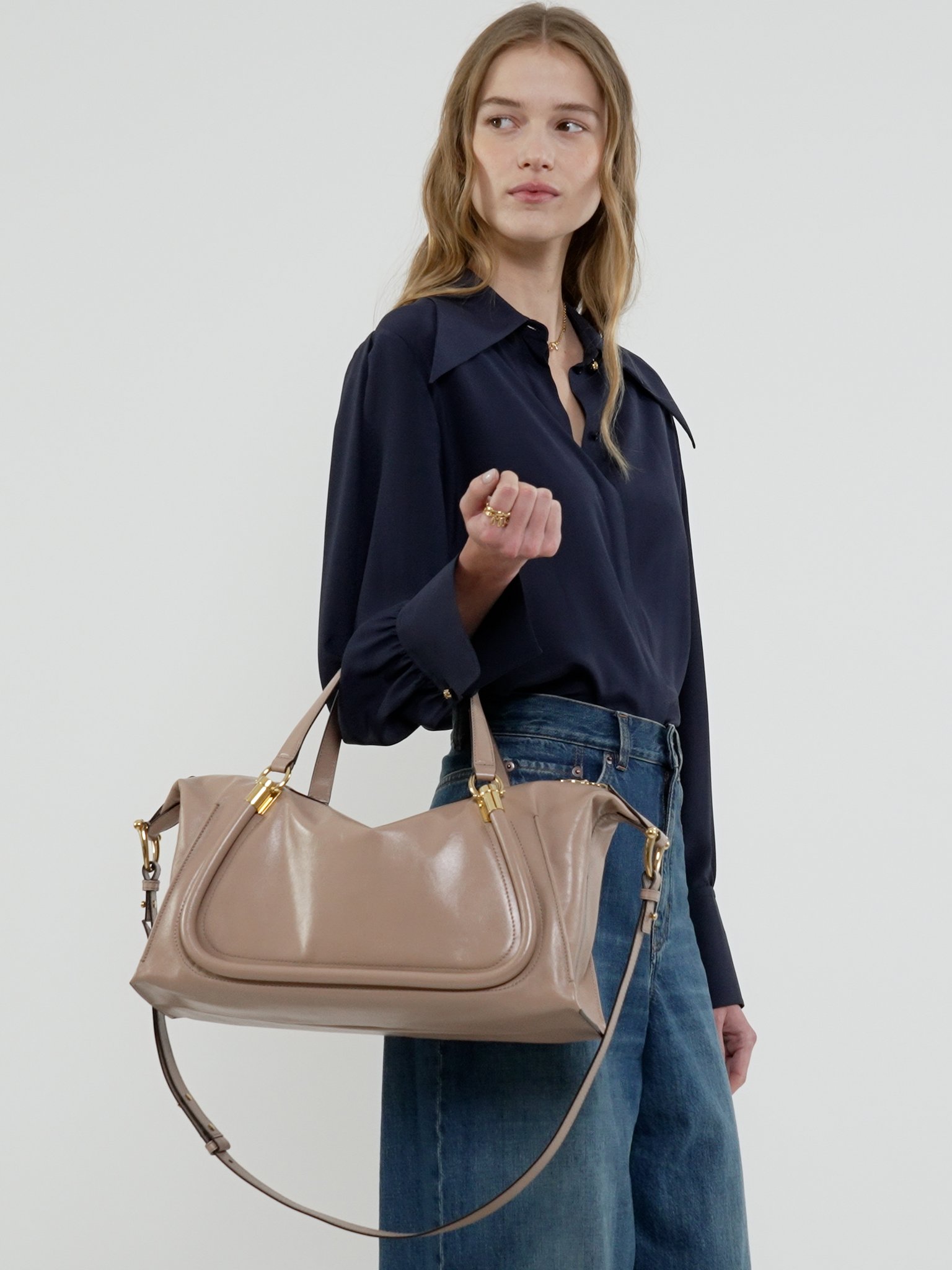 Chloé Paraty 24 Bag In Shiny Leather | Chloé US